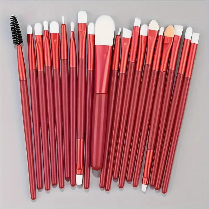 RUNTOIN 20Pcs Eye Makeup Brush Set – Ultra Soft Eyeshadow