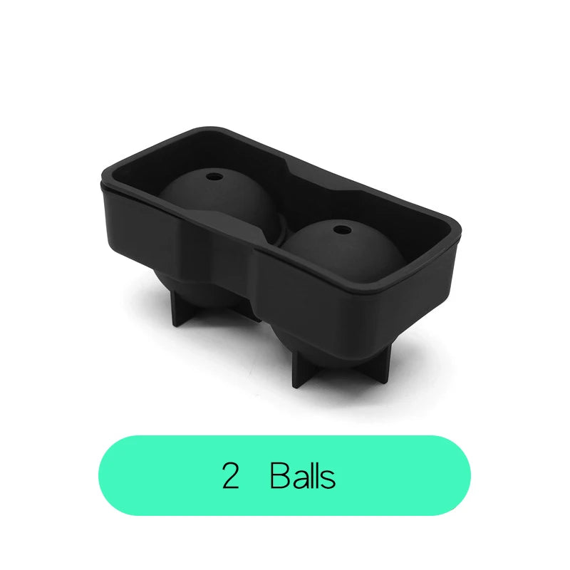 Ice Molds-Silicone Cube Tray With Lid-Easy Fill Release Ice Maker-Great Parties Events Whiskey Beverage Chilling Balls Sphere Peaceful Pleasures Health and Wellness 2005161538A