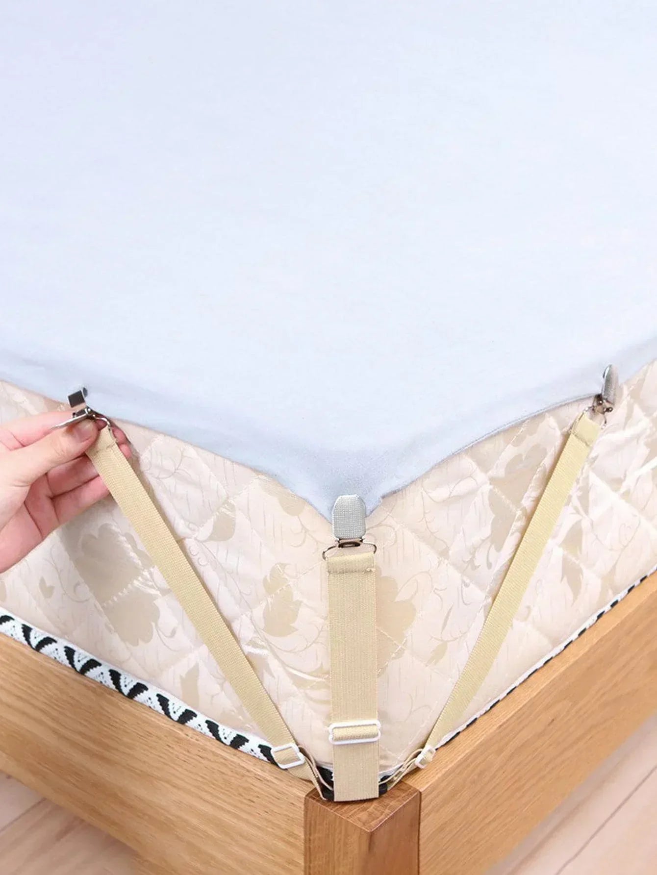 Adjustable Sheet Clips & Mattress Cover Fasteners | Clothespins
