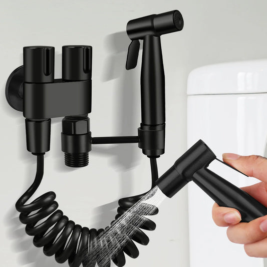 Handheld Toilet Bidet Water Sprayer for High Pressure with Hose for Feminine Baby Wash Self-Cleaning Hygiene Accessories Peaceful Pleasures Health and Wellness