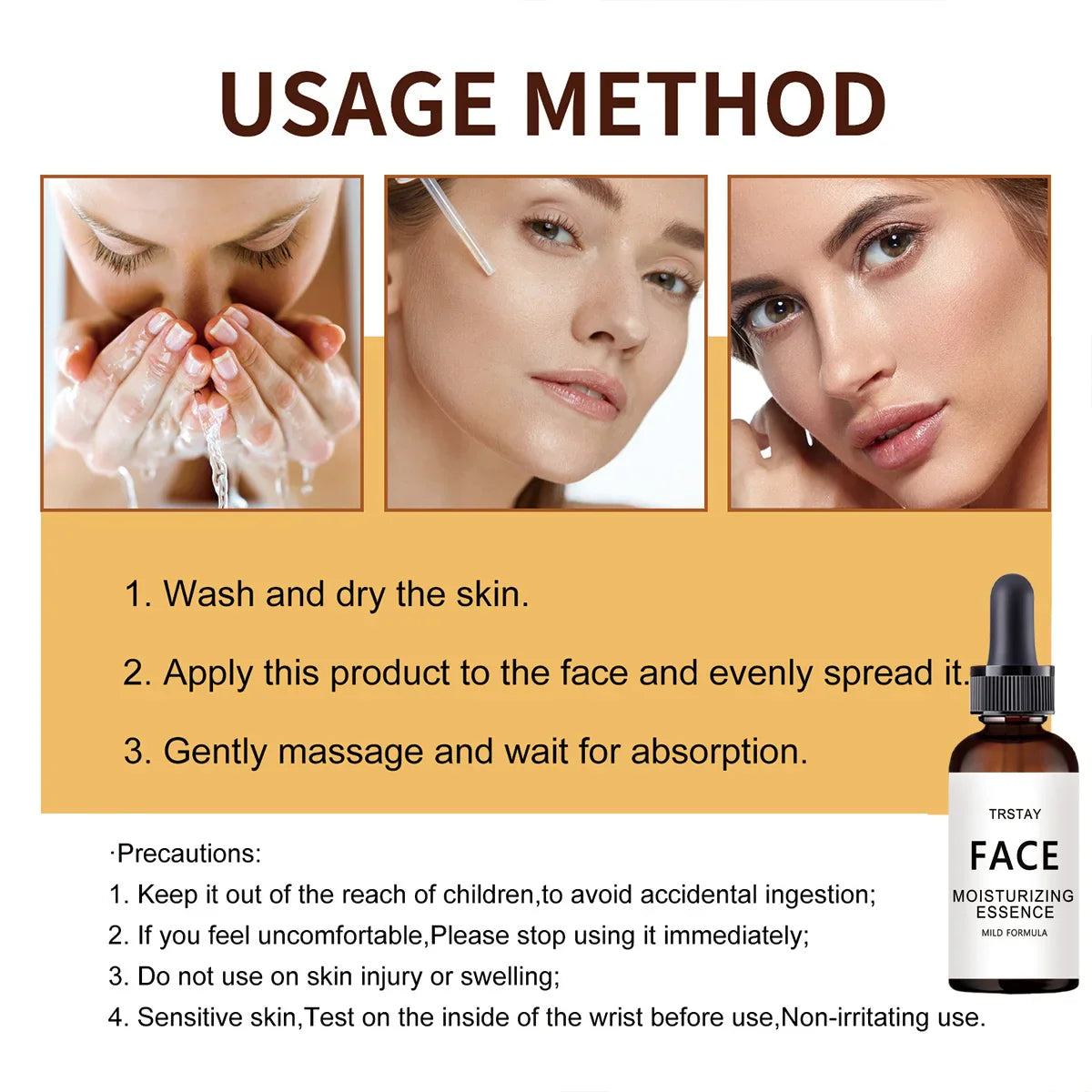 TRSTAY Self-Tanning Drops for Face & Body – Sun-Free Glow