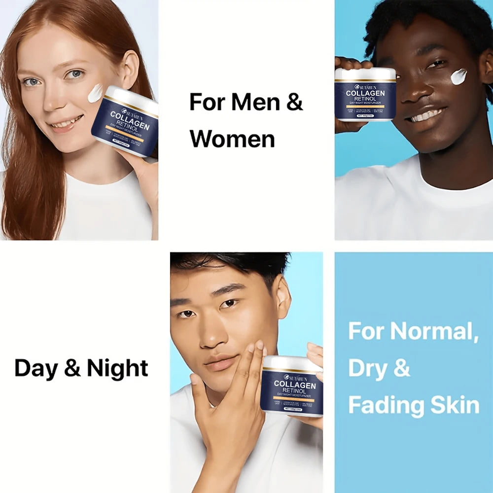 Collagen retinol moisturizer, rich in vitamin C and niacinamide, brightens fine lines and balances skin tone Peaceful Pleasures Health and Wellness