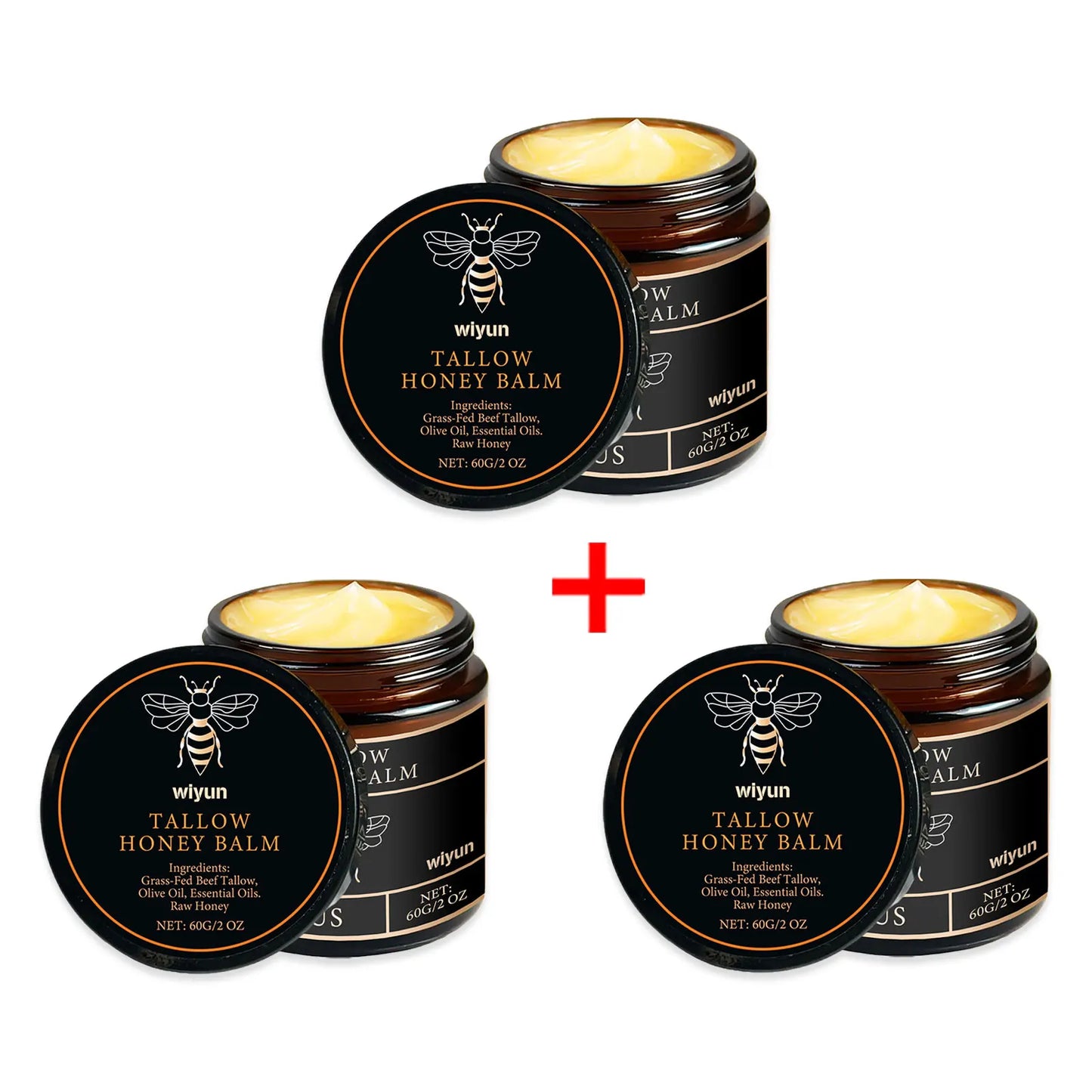 Whipped Beef Tallow & Honey Face Cream | Nourishing Moisturizer