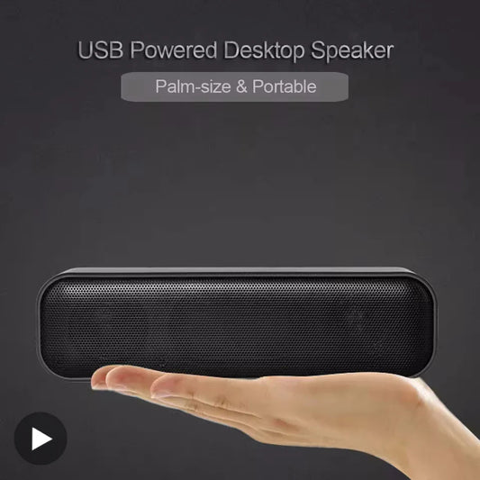 AyeBeau USB Wired Desktop Soundbar Speaker 6W – PC, Laptop & TV USB Desktop Soundbar Oasis Select