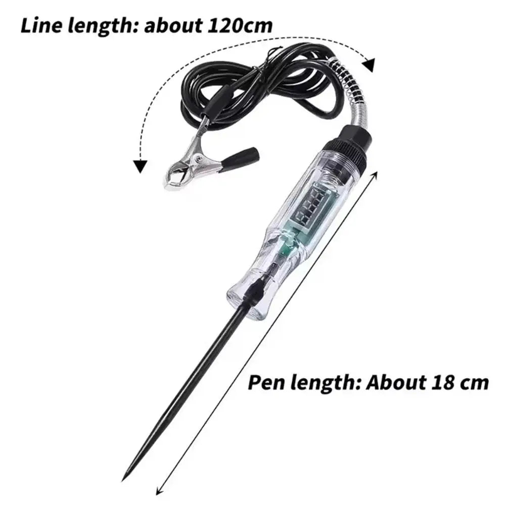 Auto Circuit Tester Probe Pen – DC 12V 24V LED Voltage Tester