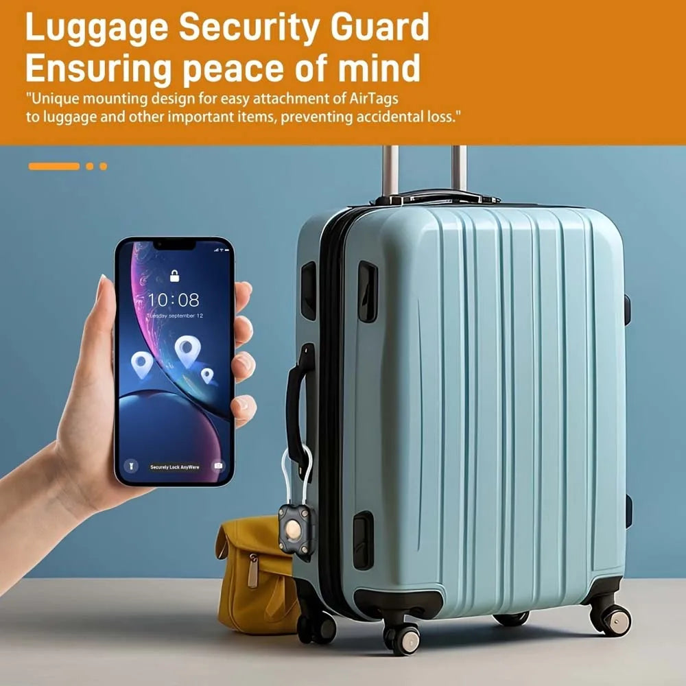 for Airtag case -Compatible Waterproof Case With Steel Wire Cable - Versatile Protection For Keys, Luggage & More Peaceful Pleasures Health and Wellness