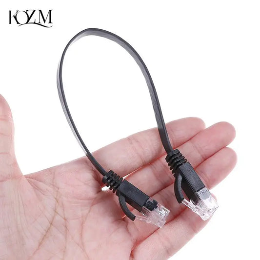 Cat6 RJ45 Slim Patch Cord 30cm – 1Gbps Ethernet Cable Network Patch Cord Oasis Select Default Title