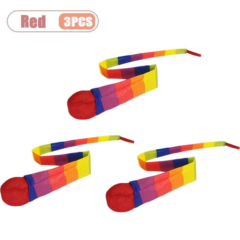 Rainbow Meteor Ball Set 1–20 PCS | Soft Tail Throwing Catching Toy