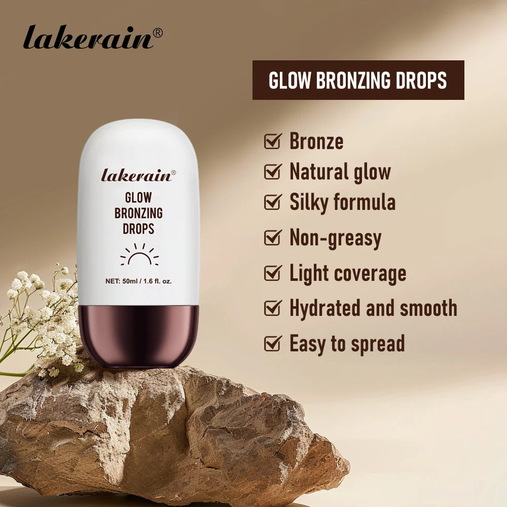 Bronzer Highlighter Drops Light Concealer Brightening Complexion Contouring Facial Mix Foundation Moisturizer Makeup Primer Peaceful Pleasures Health and Wellness