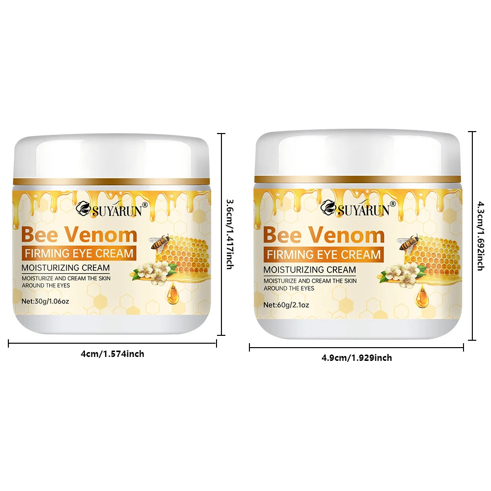 SUYARUN Vitamin C & Honey Eye Cream - Hydrating Anti-Aging Treatment for Dark Circles, Puffiness & Wrinkles with Antioxidants. Peaceful Pleasures Health and Wellness