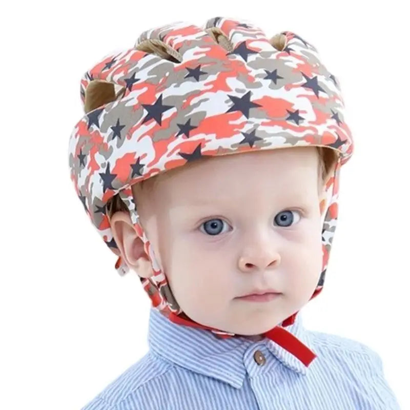 Baby Head Protector Helmet | Soft Cotton Safety Hat Ages 1–3