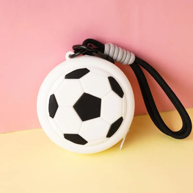 Sports Silicone Coin Purse – Basketball & Football Mini Wallet
