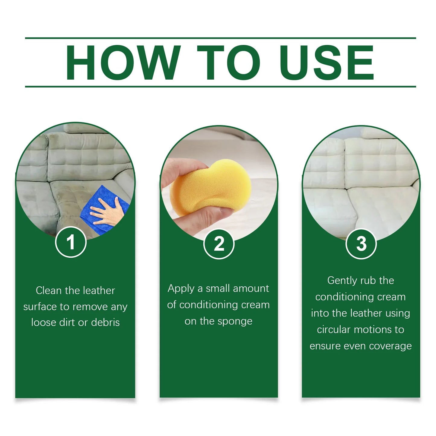 Leather Care Cleaning Cream – Clean, Polish & Restore Leather