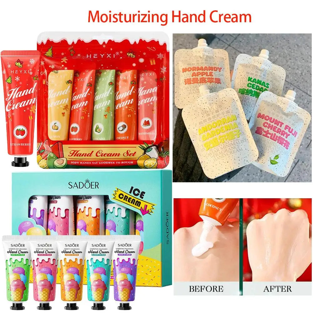 Christmas Hand Cream Gift Set – Deep Moisturizing 1/5pcs
