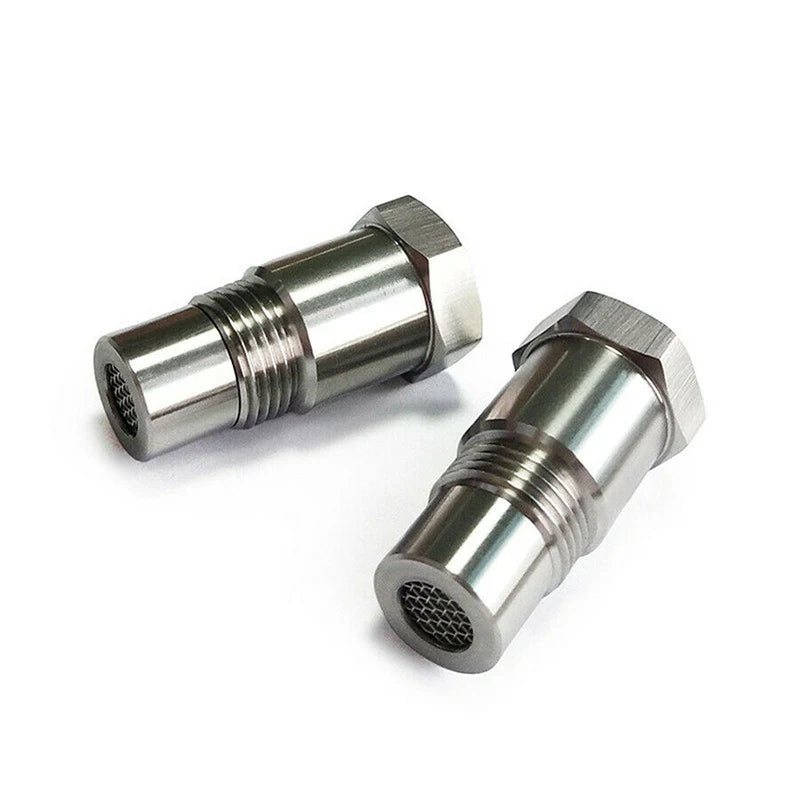 New Oxygen O2 Sensor Spacer Adapter Connector Fix Check Engine Light Converter M18X1.5 With Filter Screen Peaceful Pleasures Health and Wellness