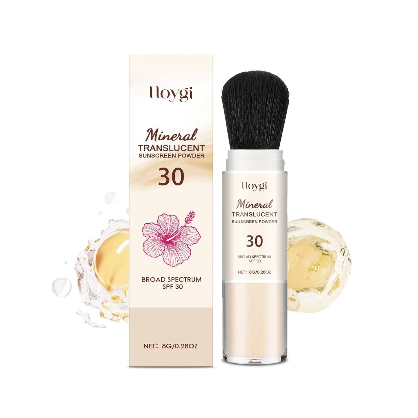 Hoygi Setting Powder – Oil Control Loose Powder & Spin Brush