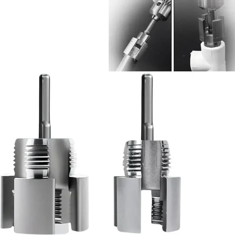 PVC Pipe Thread Cutting Tool – Internal & External Threader Kit