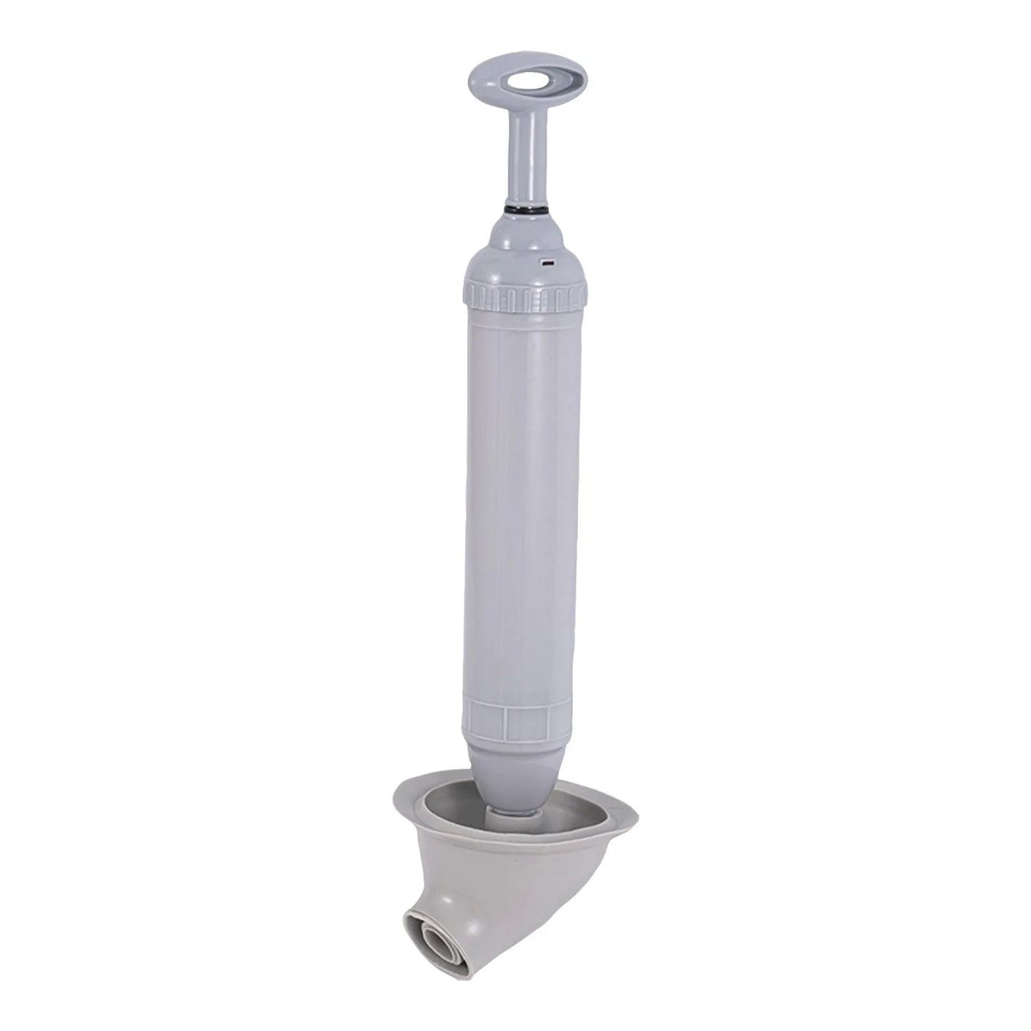 Bathroom Toilet Clog Remover Plunger Vacuum Pump Plunger Manual High Pressure Household Toilet Clog Remover Suction Plunger Peaceful Pleasures Health and Wellness Gray