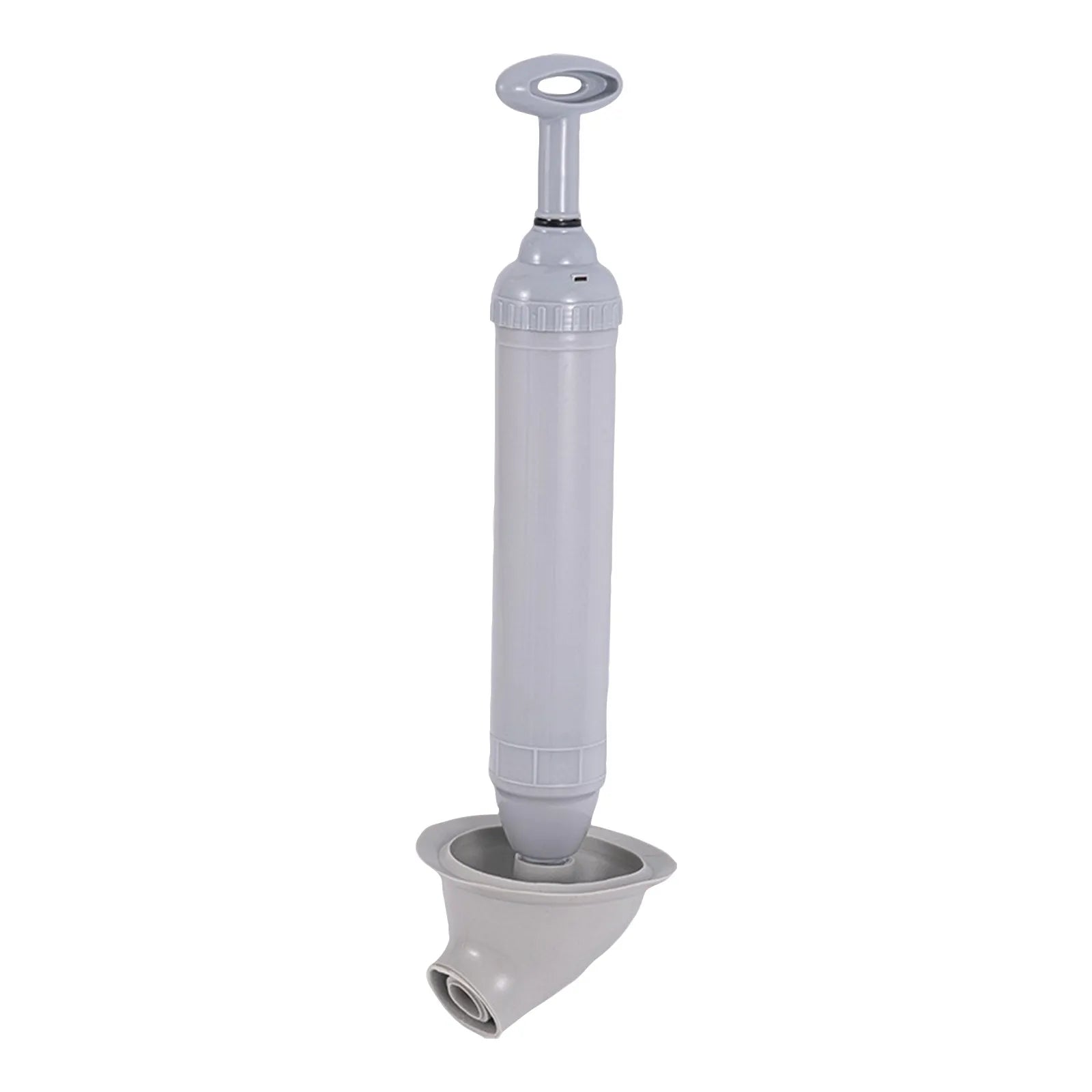 Bathroom Toilet Clog Remover Plunger Vacuum Pump Plunger Manual High Pressure Household Toilet Clog Remover Suction Plunger Peaceful Pleasures Health and Wellness Gray