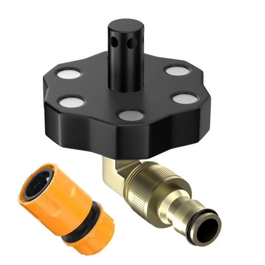 Chassis Cleaner with Magnetic Nozzle High Pressure Truck Underbody Flushing Tool Car Undercarriage Washer for SUV Pickup RV Tire Peaceful Pleasures Health and Wellness