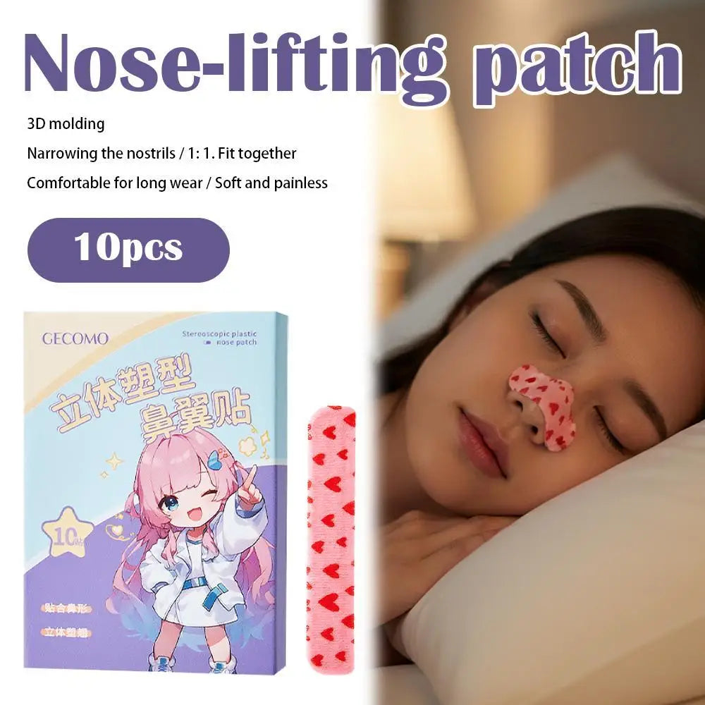 10-Pack Nose Shaping Strips – Flexible Self-Adhesive Patches