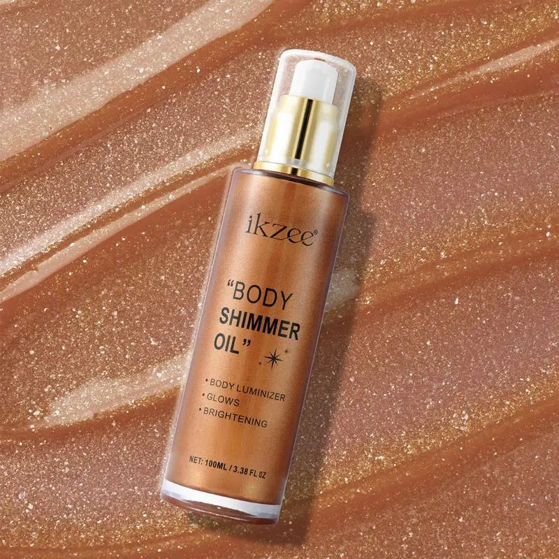 Body Shimmer Oil – Radiant Glow Highlighter Lotion All Skin Tones