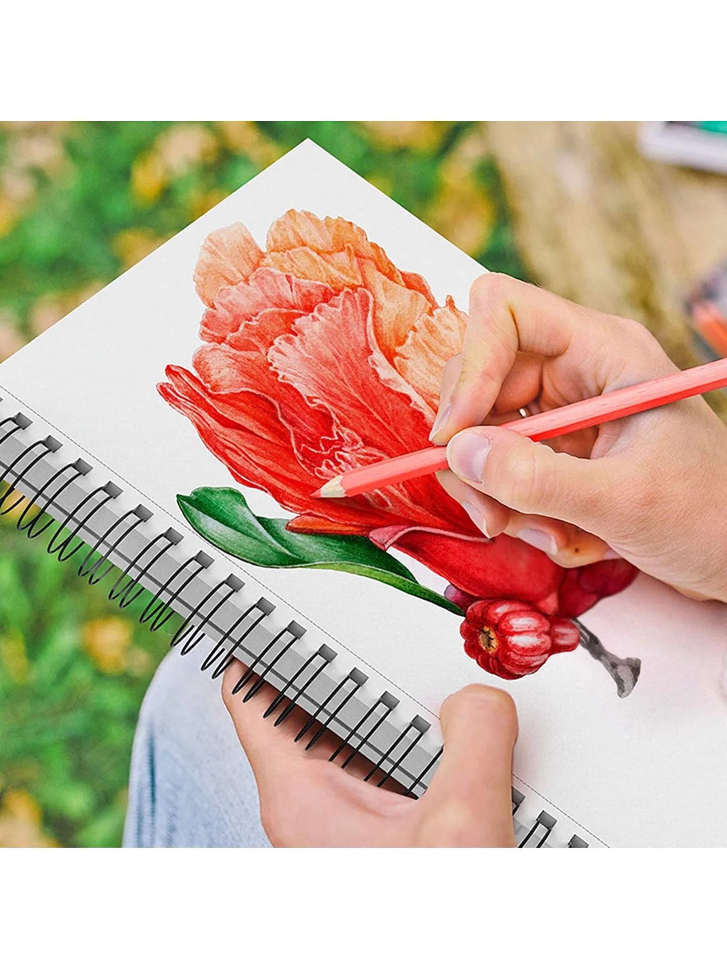 Bview Art Professional Watercolor Paper Pad 9x12 Inch 30 Sheets 140lb