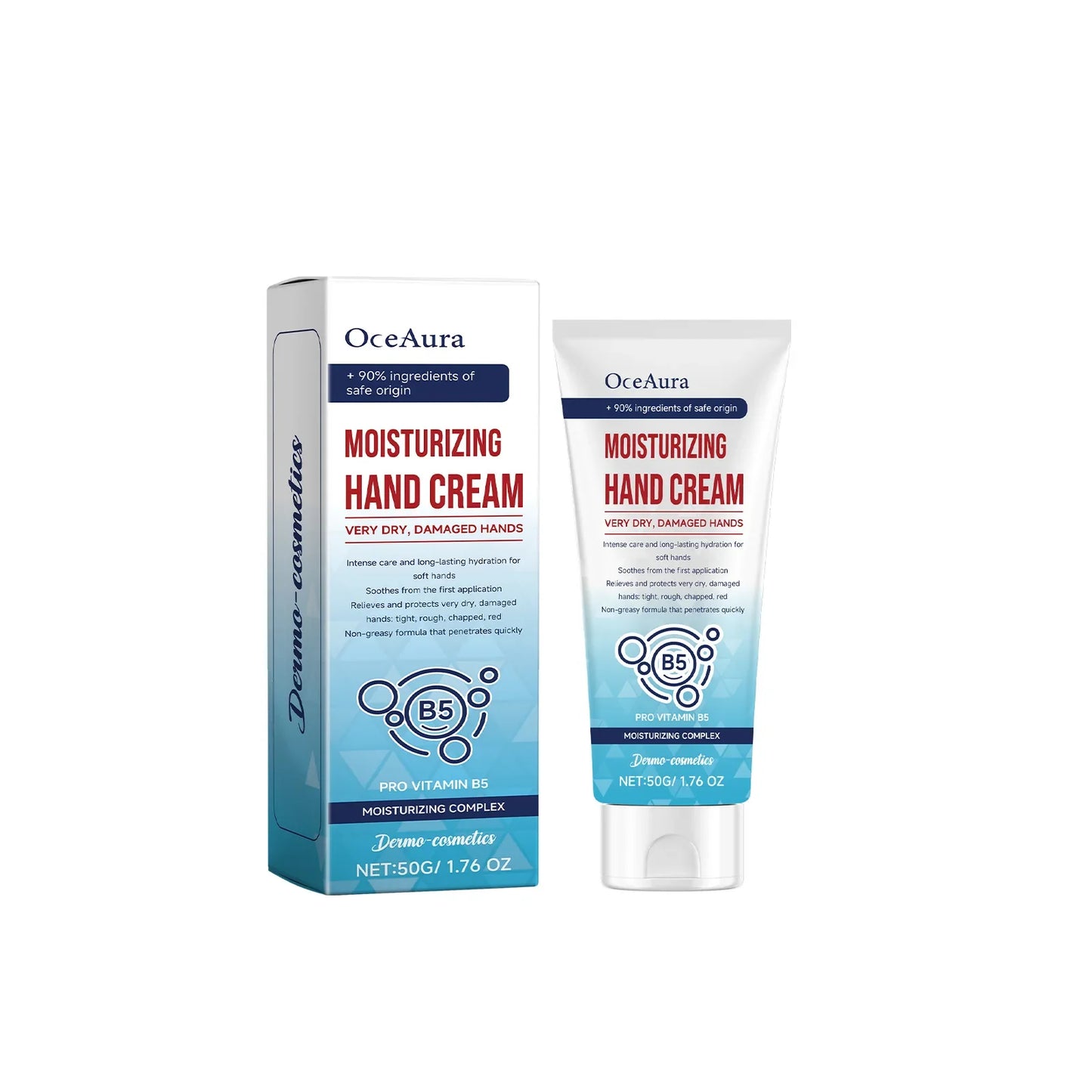 OceAura Vitamin E Hand Cream – Moisturizing & Brightening 50g