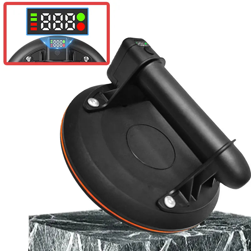 Electric Vacuum Suction Cup 8 Inch 200kg Bearing Capacity Heavy Duty Vacuum Lifter for Granite Tile Glass Manual Lifting Powerfu Peaceful Pleasures Health and Wellness