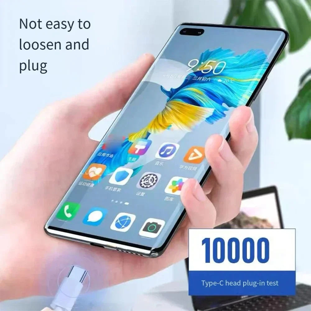 120W USB-C to USB-C Fast Charging Cable 10A | iPhone & Android