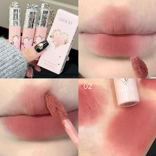 QIBEST Velvet Matte Liquid Lipstick | 4 Nude Shades | Long-Lasting Matte Liquid Lipstick Oasis Select