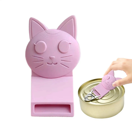 3D Cat Shape Manual Can Opener – Cute Multi-Purpose Kitchen Tool Manual Can Opener Peaceful Pleasures Health and Wellness