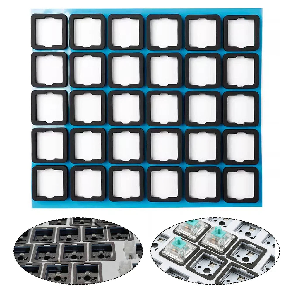 120Pcs Mechanical Keyboard Foam Pads – EVA/PE Dampening Kit