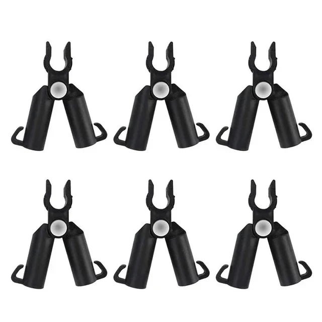 6pcs A-Type Plant Support Clips | Vine Stake Connectors