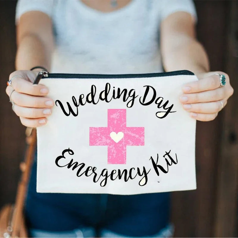 Wedding Emergency Kit Cosmetic Bag | Bridal Shower Gift