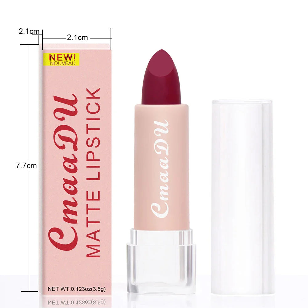 Cmaadu Velvet Matte Lipstick – Waterproof Long-Lasting Lip Gloss
