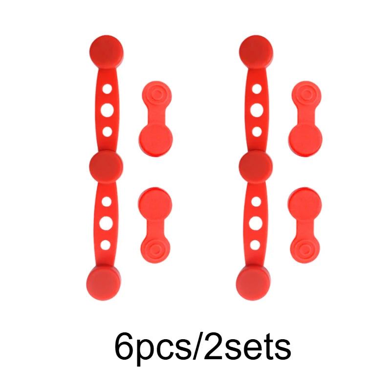 Magnetic Silicone Air Fryer Parchment Clips – 6pcs/2 Sets