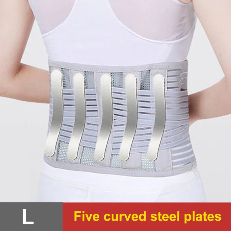 Breathable Lumbar Support Belt with 5 Stays | Men & Women
