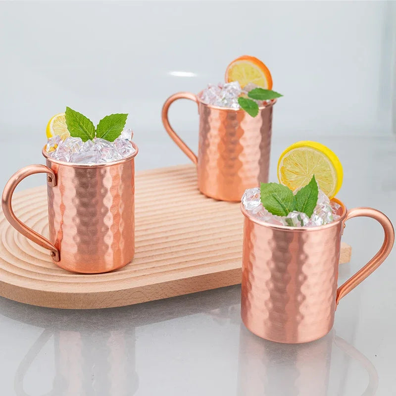 400ml 16oz Moscow Mule Mug Durable Copper Plated Beer Mugs Coffee Mug Milk Cup Cup Drinkware Cocktail Kit Peaceful Pleasures Health and Wellness