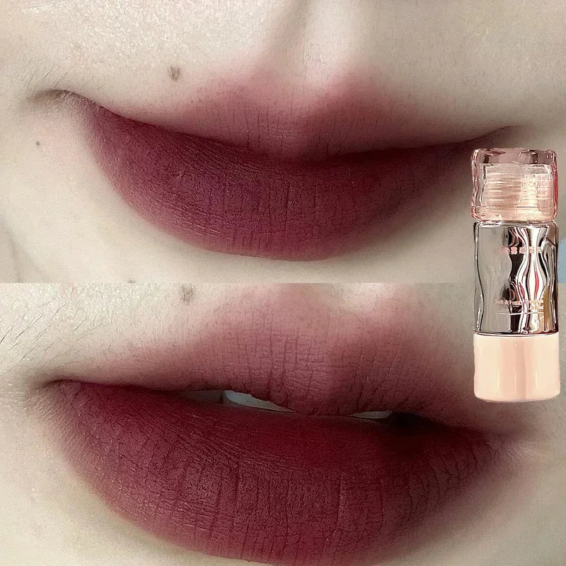 Matte Mousse Lip Gloss – 8 Colors, Waterproof & Long-Lasting