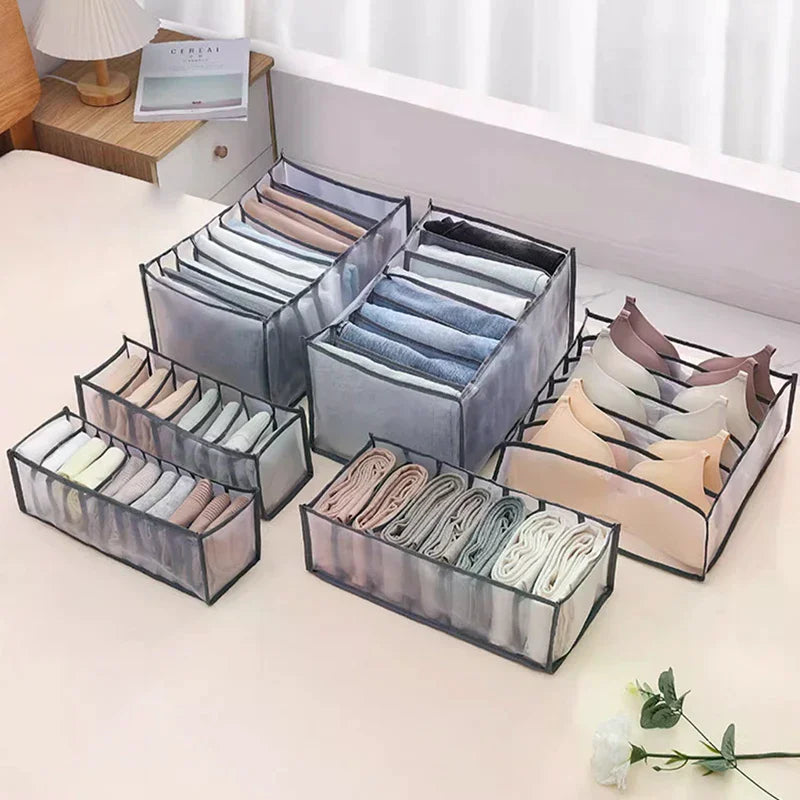 Folding Fabric Drawer Storage Box – Underwear & Socks
