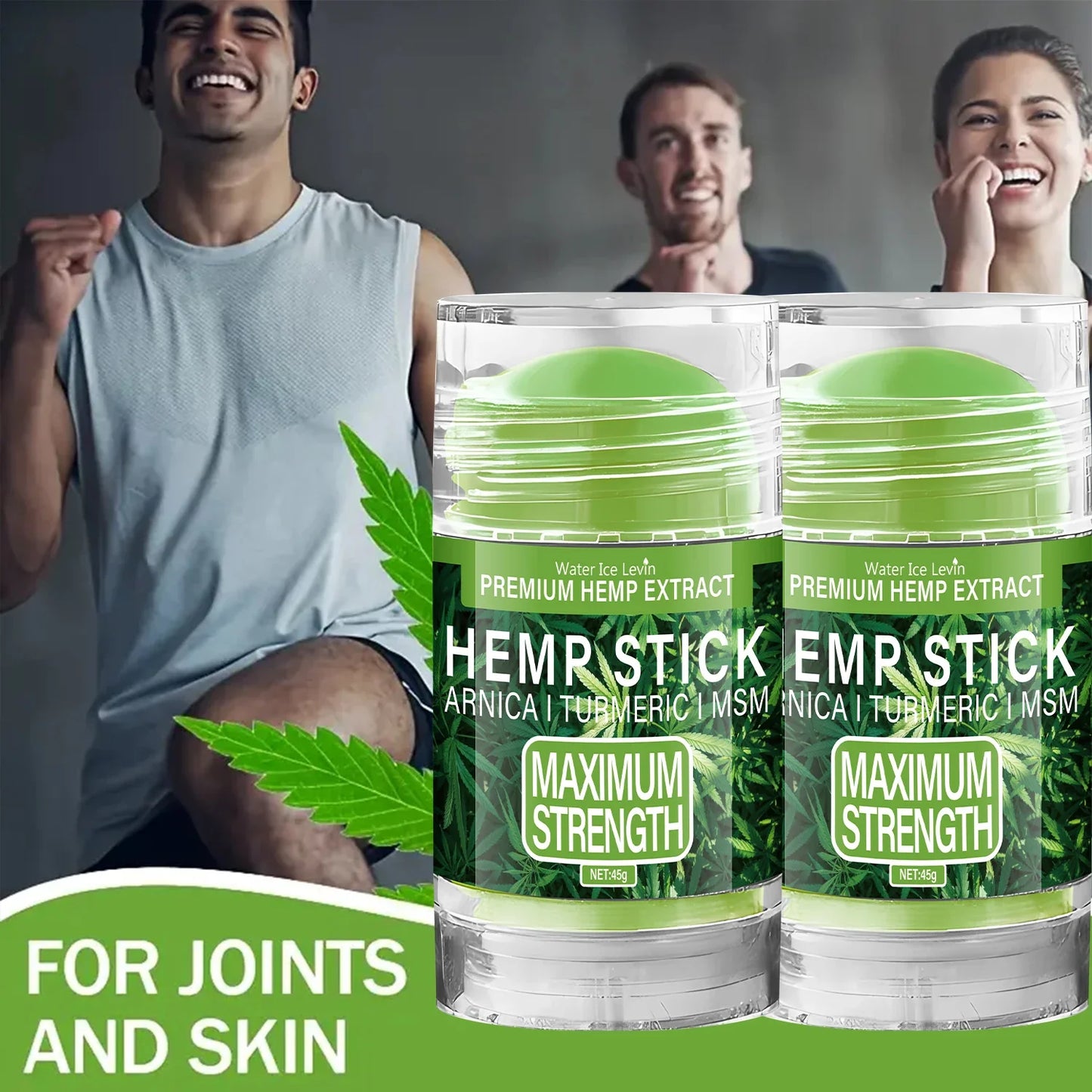 Hemp Stick with Arnica & Turmeric – Max Strength Moisturizer
