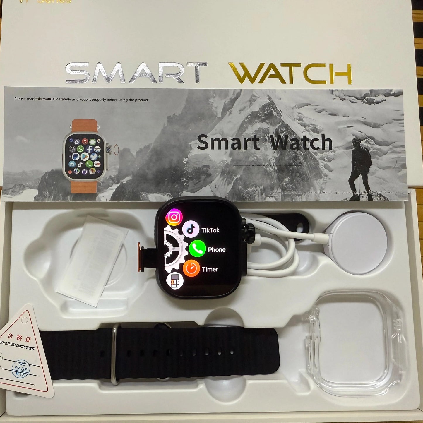 Zestbolt DW100 Pro+ 4G Smart Watch | 2.29" AMOLED, GPS, Touch ID
