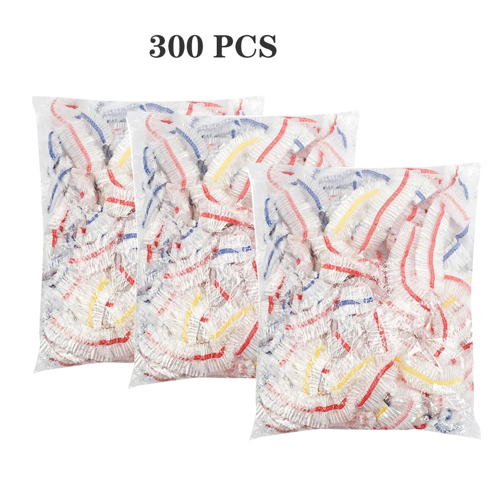 Elastic Stretch Bowl Covers & Food Covers – Reusable Plastic Wrap for Dishes (100, 200 or 300 Pack)