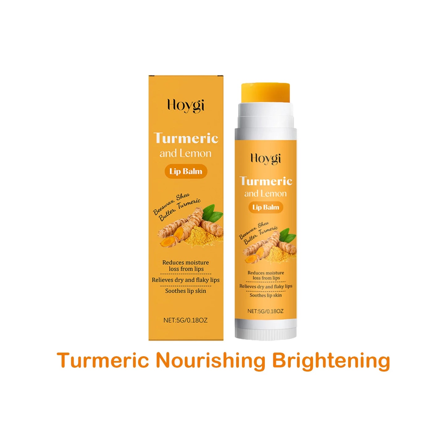 Hoygi Lip Balm – Lemon Turmeric & Tallow Moisturizing Balm