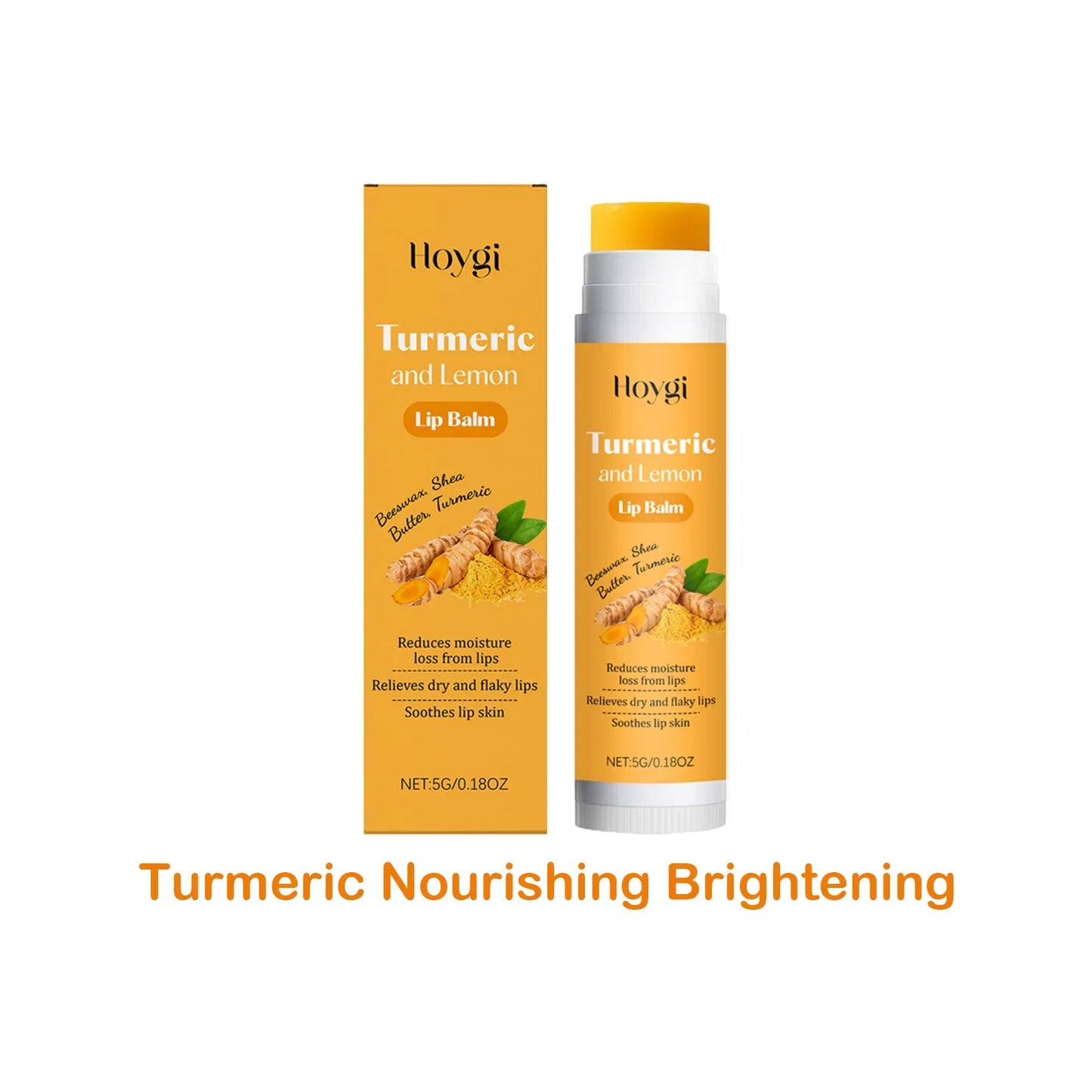 Hoygi Lip Balm – Lemon, Turmeric & Tallow for Chapped Lips