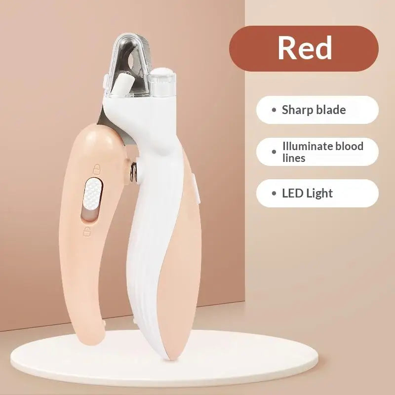 HELTC Pet Nail Clippers with LED Light for Cats & Dogs