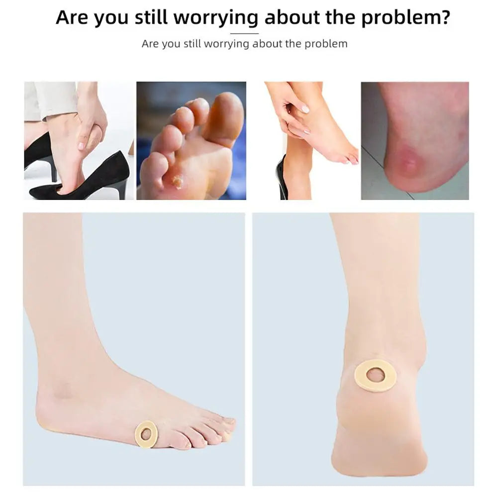 Soft Toe & Heel Callus Cushion Pads | Self-Adhesive Foot Protectors
