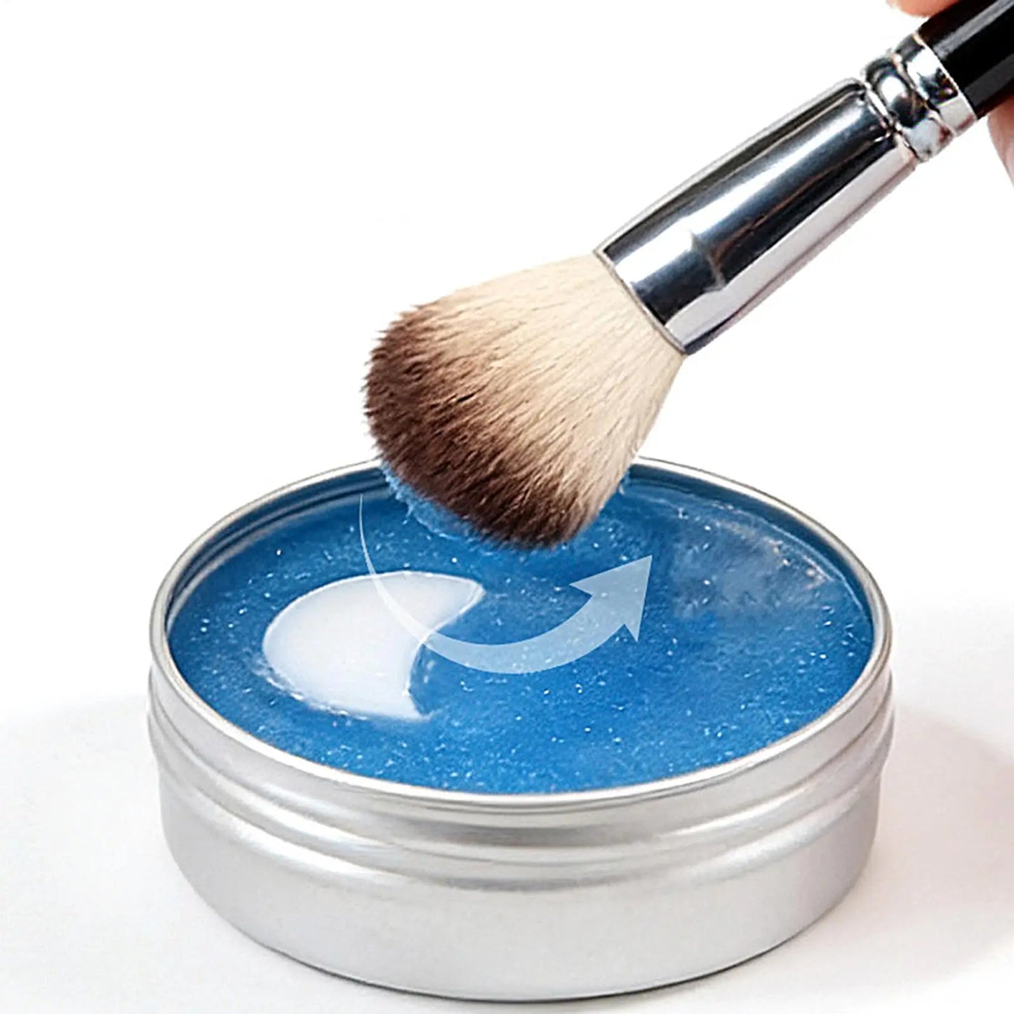 Makeup Brush Cleaner Soap & Silicone Scrubbing Mat Set