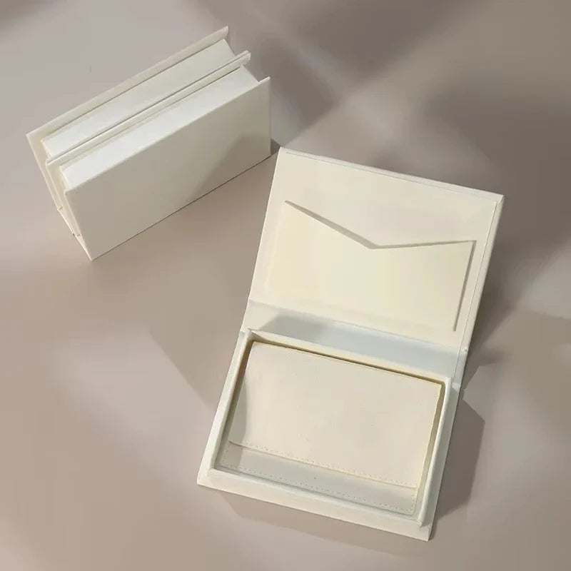 Magnetic Flip Jewelry Box | Embossed Gold Foil Gift Box